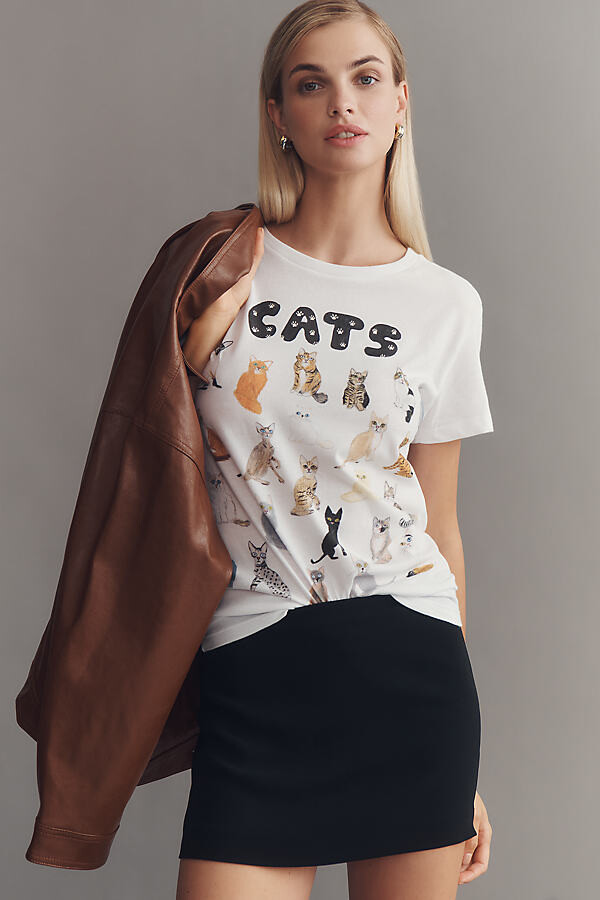 Unfortunate Portrait Cats Graphic Tee