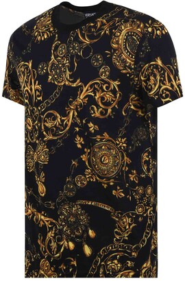 Versace Jeans Couture T-shirt bijoux Baroque In Cotone - ShopStyle