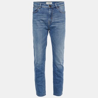 Weekend Max Mara Indigo Denim W21 Cropped Jeans Waist 30"