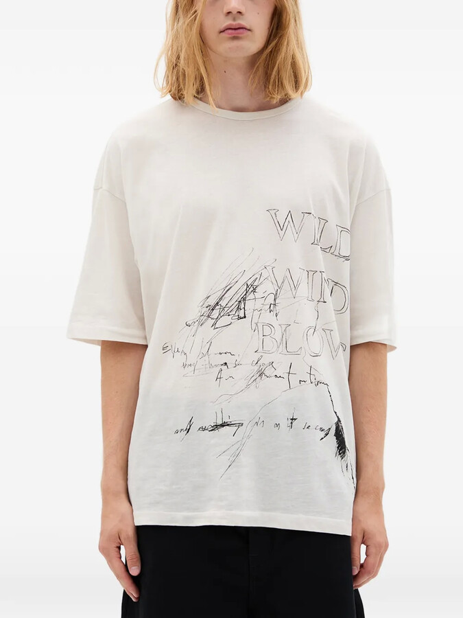 Ann Demeulemeester graphic-print T-shirt