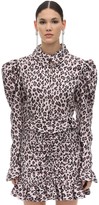 Thumbnail for your product : MARIANNA SENCHINA Leopard Print Taffeta Shirt