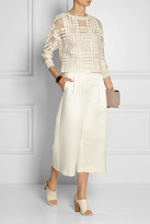 Thumbnail for your product : By Malene Birger Pura embroidered organza top