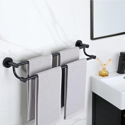 Belleze 24.3" Wall Mounted Towel Bar