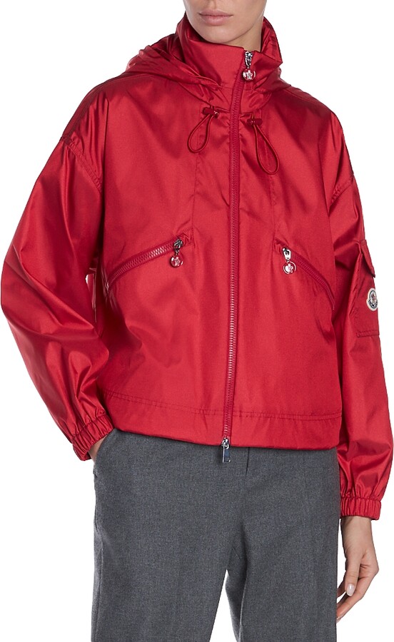 Moncler Hemar Concealed Hood Short Parka Jacket