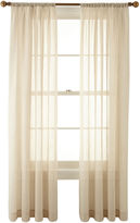 Thumbnail for your product : Royal Velvet Crushed Voile Rod-Pocket Sheer Curtain Panel