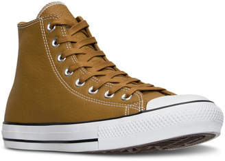 Converse Men's Chuck Taylor All Star Hi Seasonal Leather Casual Sneakers from Finish Line