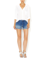 Thumbnail for your product : 7 For All Mankind Mid Rise Roll Up Short