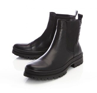Shoon Sh Ilkley Black Leather - ShopStyle Boots
