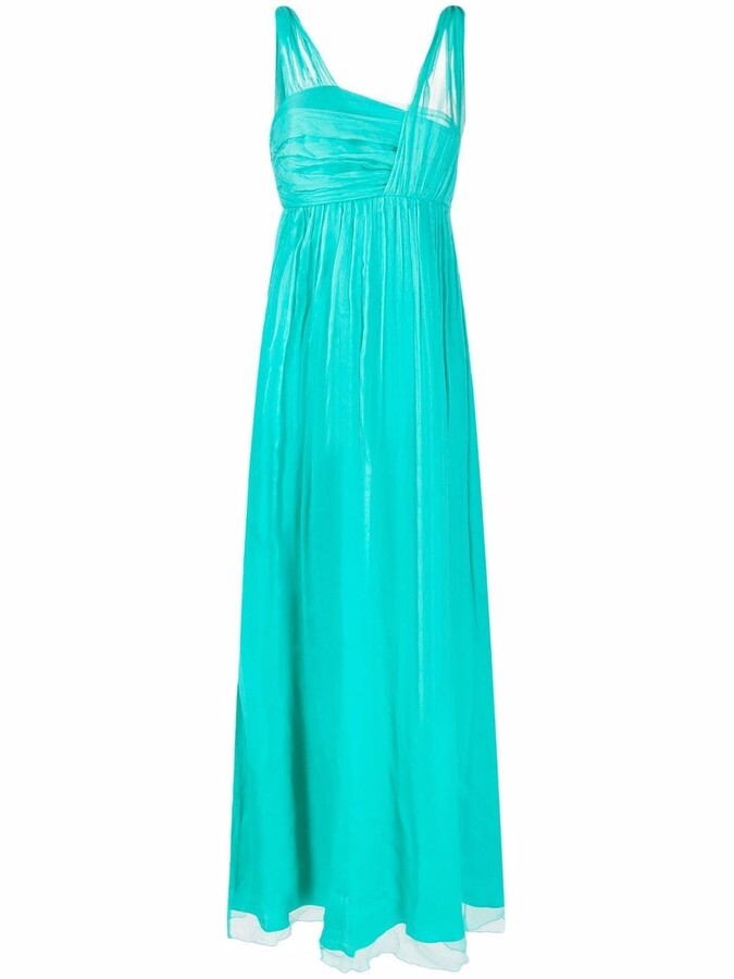 Pinko Asymmetric Ruched Gown - ShopStyle Evening Dresses