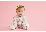 Thumbnail for your product : Baby Noomie x Robyn Blair Baby Girl's Candy Dots-Print Footie