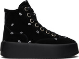 Thumbnail for your product : MM6 MAISON MARGIELA Black 6 Platform High Sneakers