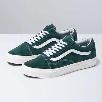 Vans Green Suede Men's Shoes the world's largest of | ShopStyle