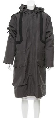 Marc by Marc Jacobs Hooded Long Coat