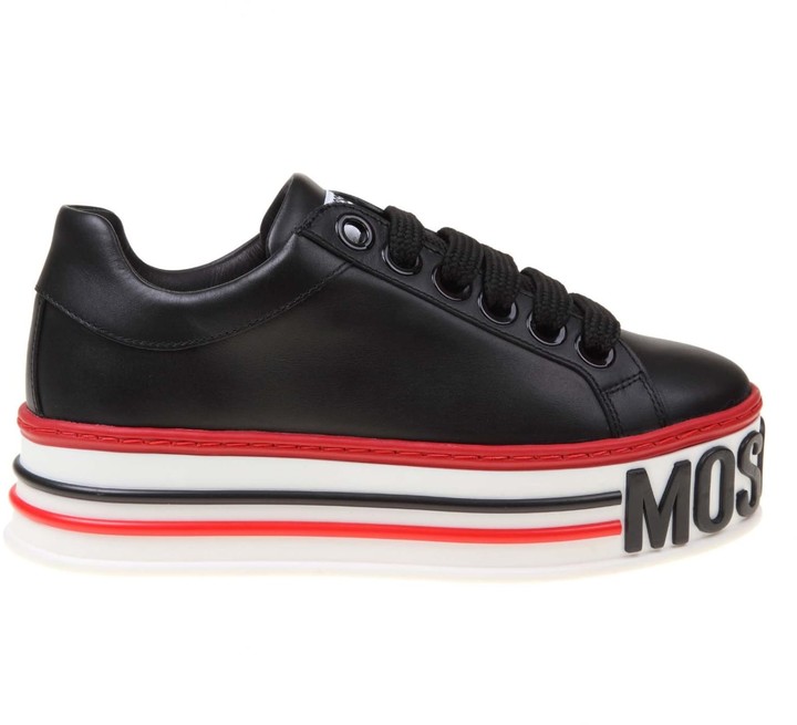 moschino platform sneakers