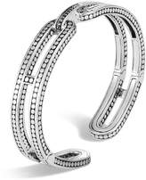 Thumbnail for your product : John Hardy Sterling Silver Dot Small Kick Cuff