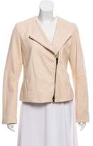 Thumbnail for your product : Vince Leather Asymmetric Jacket w/ Tags