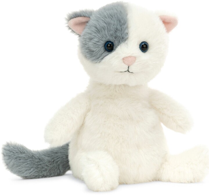white jellycat cat
