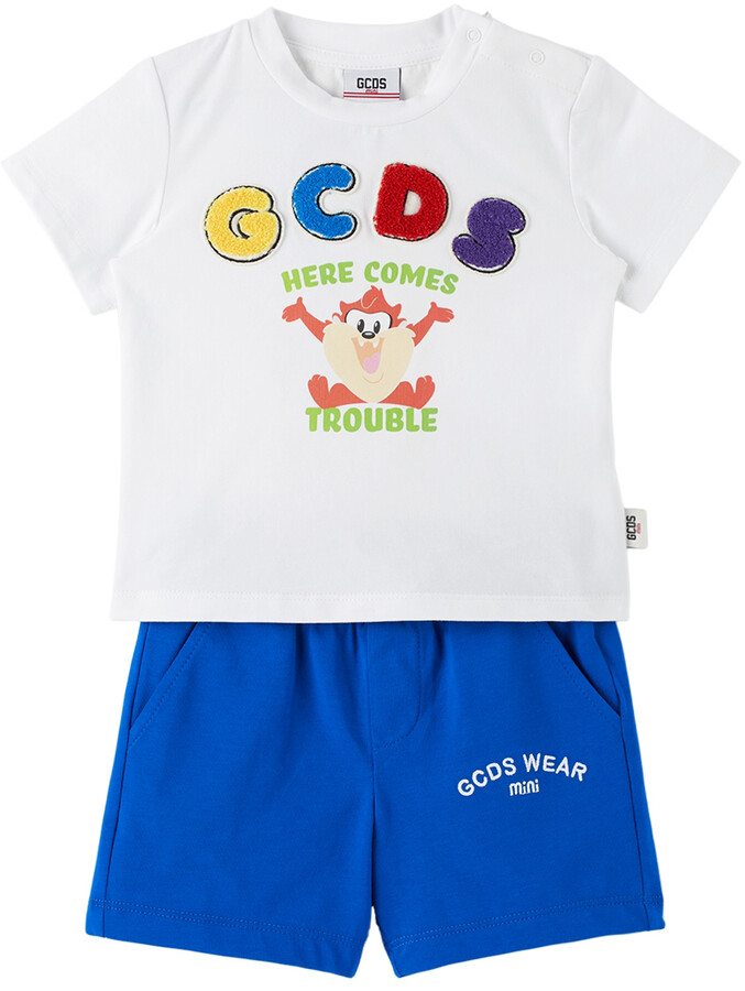Baby Pantaloncini & T Shirt Set-Stampato-The Jam-mod bambino cresce-MOD BABY Gilet 