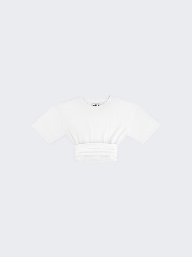 Area Tuxedo Tee White