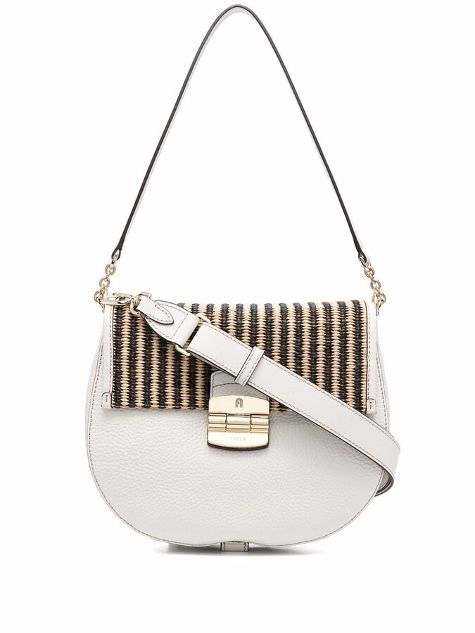 raffia cross body bolsa