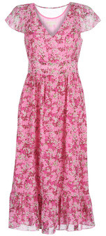 michael michael kors enchanted bloom midi dress