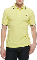 Thumbnail for your product : Fred Perry Tipped Polo Shirt, Limelight/Navy/White