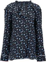 Thumbnail for your product : Marni Ruffled Silk Blouse