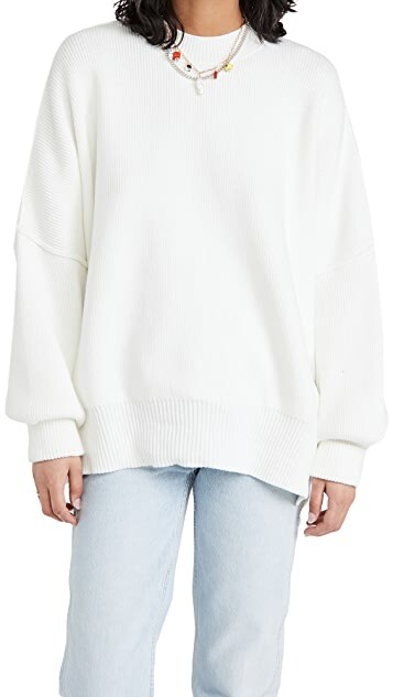 Free People White Women's Sweaters | Shop the world's largest 