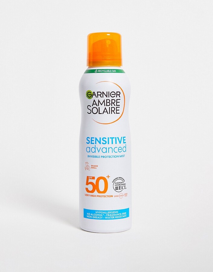 garnier ambre solaire sensitive dry mist spf50 200 ml