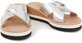 Thumbnail for your product : Ancient Greek Sandals Thais Buckled Leather Platform Sandals