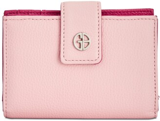 Giani Bernini Softy Leather Framed Colorblock Wallet, Created for Macy's