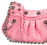 Thumbnail for your product : Balenciaga Le Cagole mini embossed leather purse