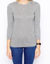 Thumbnail for your product : ASOS PETITE Sweater With Keyhole Back