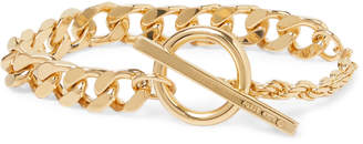 Bottega Veneta Gold-Plated Chain Bracelet