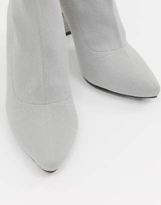 ASOS Design DESIGN Eleni knitted sock boots