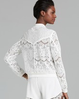 Thumbnail for your product : Aqua Jacket - Lace Bomber