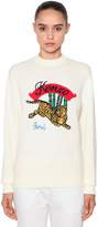 Thumbnail for your product : Kenzo Embroidered Cotton Jacquard Sweater
