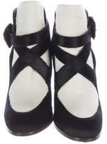 Thumbnail for your product : Tod's Ponyhair Colorblock Booties