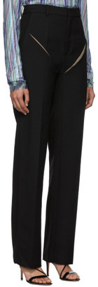 Y/Project Black Cut Out Trousers