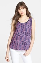 Thumbnail for your product : Gibson Colorblock Back Woven Tank