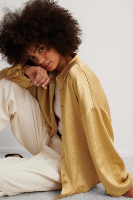 gold satin blouse uk