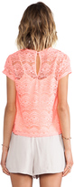 Thumbnail for your product : MM Couture by Miss Me Allover Lace Shirt