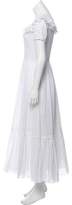Thumbnail for your product : Saint Laurent Short Sleeve Maxi Dress