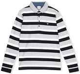 Thumbnail for your product : Armani Junior Striped long-sleeve polo shirt 10-16 years - for Men
