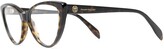 Thumbnail for your product : Alexander McQueen Sunglasses Cat-Eye Tortoiseshell Effect Glasses
