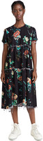 Thumbnail for your product : R 13 Shredded Relaxed Midi Dress