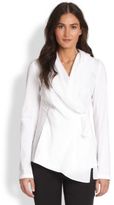 Thumbnail for your product : Lafayette 148 New York Bethany Wrap-Front Jacket