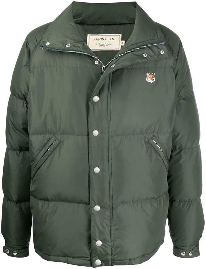 MAISON KITSUNÉ Fox Head down jacket ShopStyle Outerwear