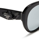 Thumbnail for your product : Nobrand Crystal temple oval sunglasses