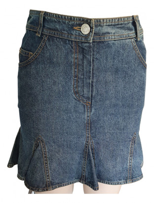 Christian Dior Blue Denim - Jeans Skirts